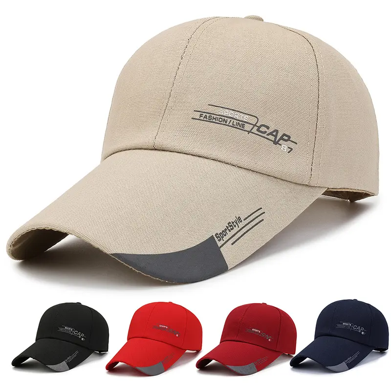 Hat men and women models plus long eaves duck tongue hat spring summer autumn leisure sports baseball cap fishing sun protection hat