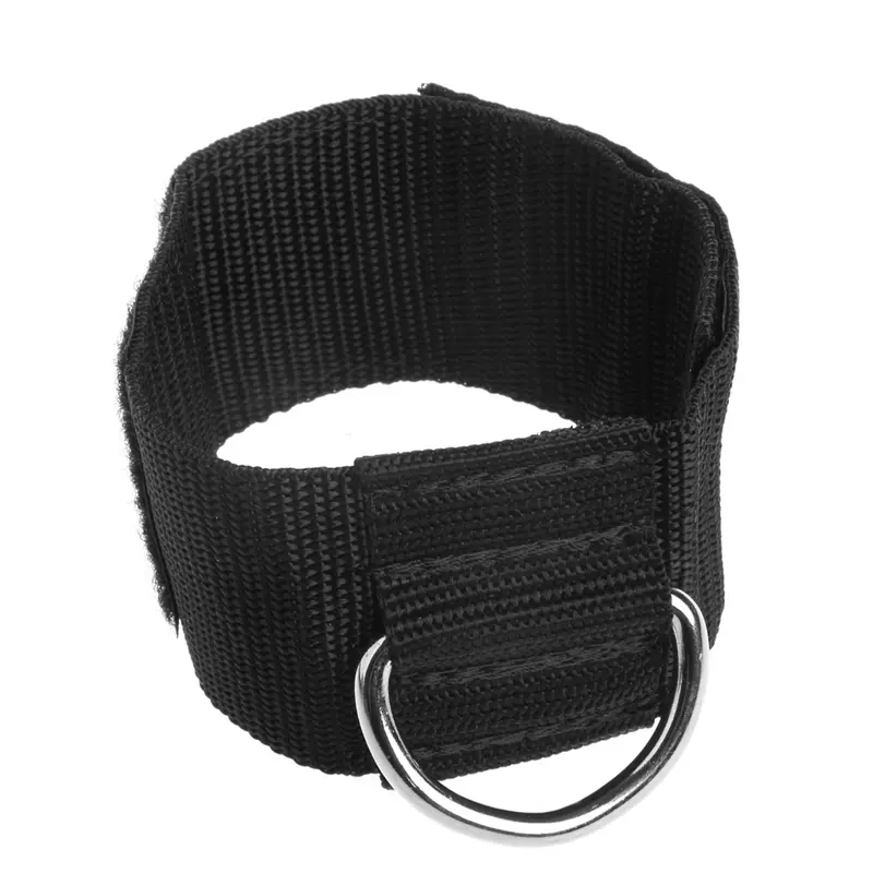 Fitness Gym D-Ring Ankle Straps Foot Support Adjustable Ankle Protector