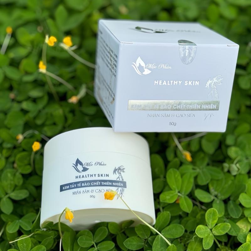 Kem tẩy tế bào chết da mặt thiên nhiên Mộc Nhân : hỗ trợ sáng da , sạch bụi bẩn, tế bào chết , làm mịn màng thông thoáng lỗ chân lông , 50g