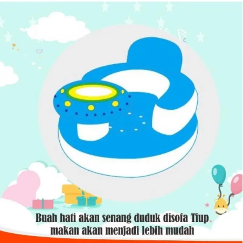 Sofa Bayi Belajar Duduk Tiup Mobil Tempat Duduk Bayi Kursi Bayi Belajar Duduk Kursi MPASI Kursi Makan Bayi 7