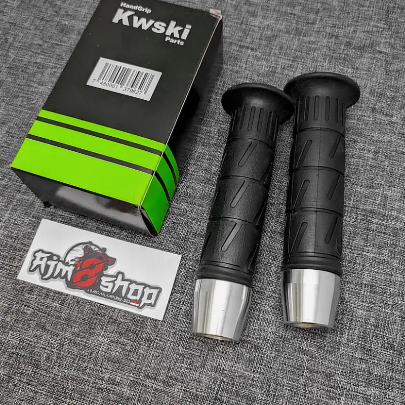 Hand grip kaze set jalu pcx chrome handfat sarung gas kaze kz + jalu crome model pcx universal motor vario mio scoopy freego lexi fazzio beat genio vario 150 supra vega fu vixion ninja aerox nmax mio m3 honda cb gl yamaha kawasaki suzuki vespa matic