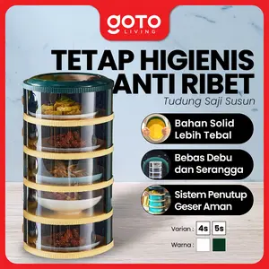 (Special Offer) [COD] Goto Armen Food Rack Storage Tudung Saji Rantang Susun Sayur Makanan