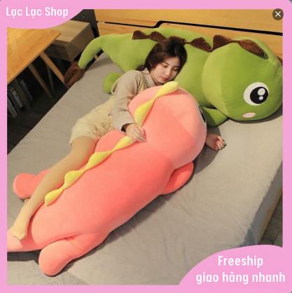 Gấu Bông Khủng Long Đuôi Tim Siêu To Khổng Lồ Cao Cấp Siêu Cute Siêu Dễ Thương Vải Miniso Co Giãn 4 Chiều Bông Gòn 7D Mềm Mịn