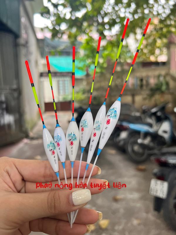 Phao Câu Đài nano Hoa Tuyết Liên , chuyên câu nước nông , gẩy rô , diếc cực đã , đánh hố cỏ , băng tuyết Bắt Cá Fishing Đi Câu Câu Cá Fish