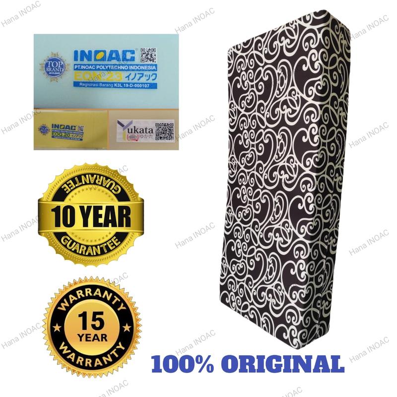 Kasur Busa INOAC Single uk 200x80x15cm Garansi Anti Kempes 10-15 Tahun Penyangga Punggung 1