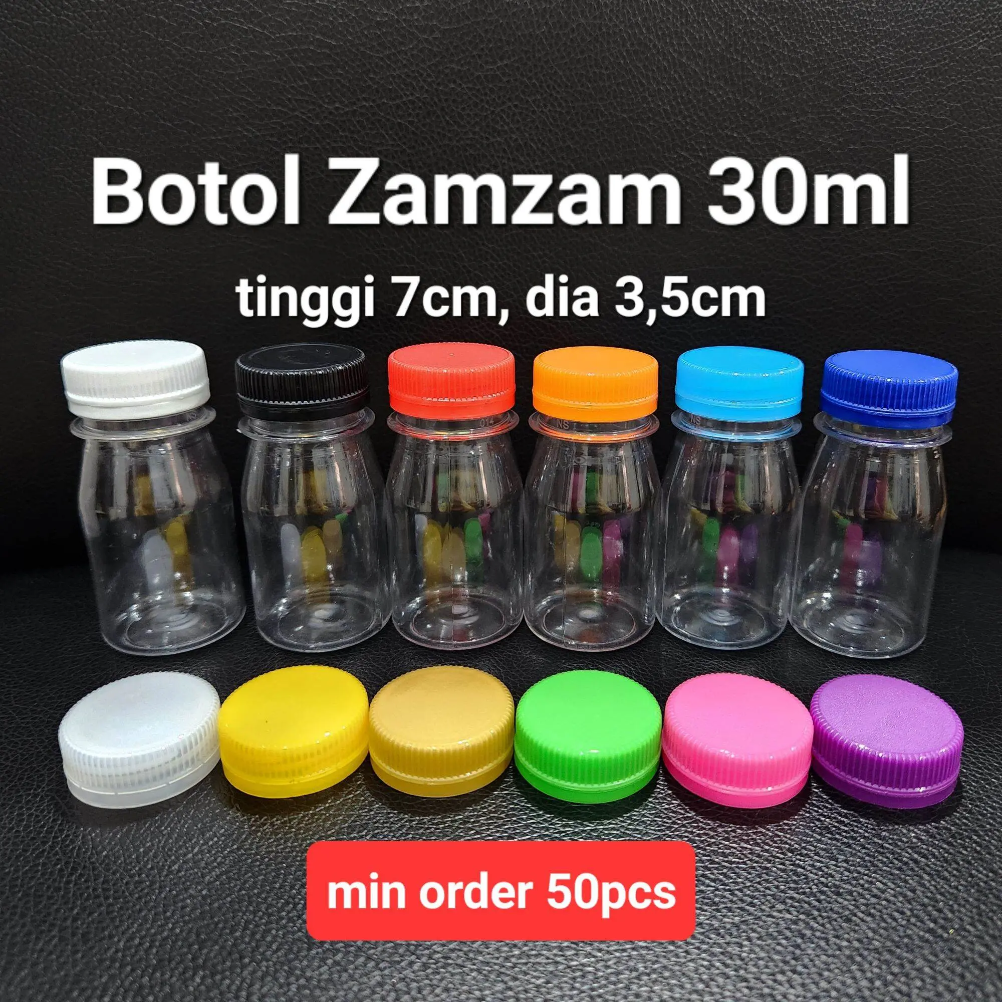 Harga utk 50pcs Botol.Zamzam 30ml | Botol 30ml - Shop | Tokopedia