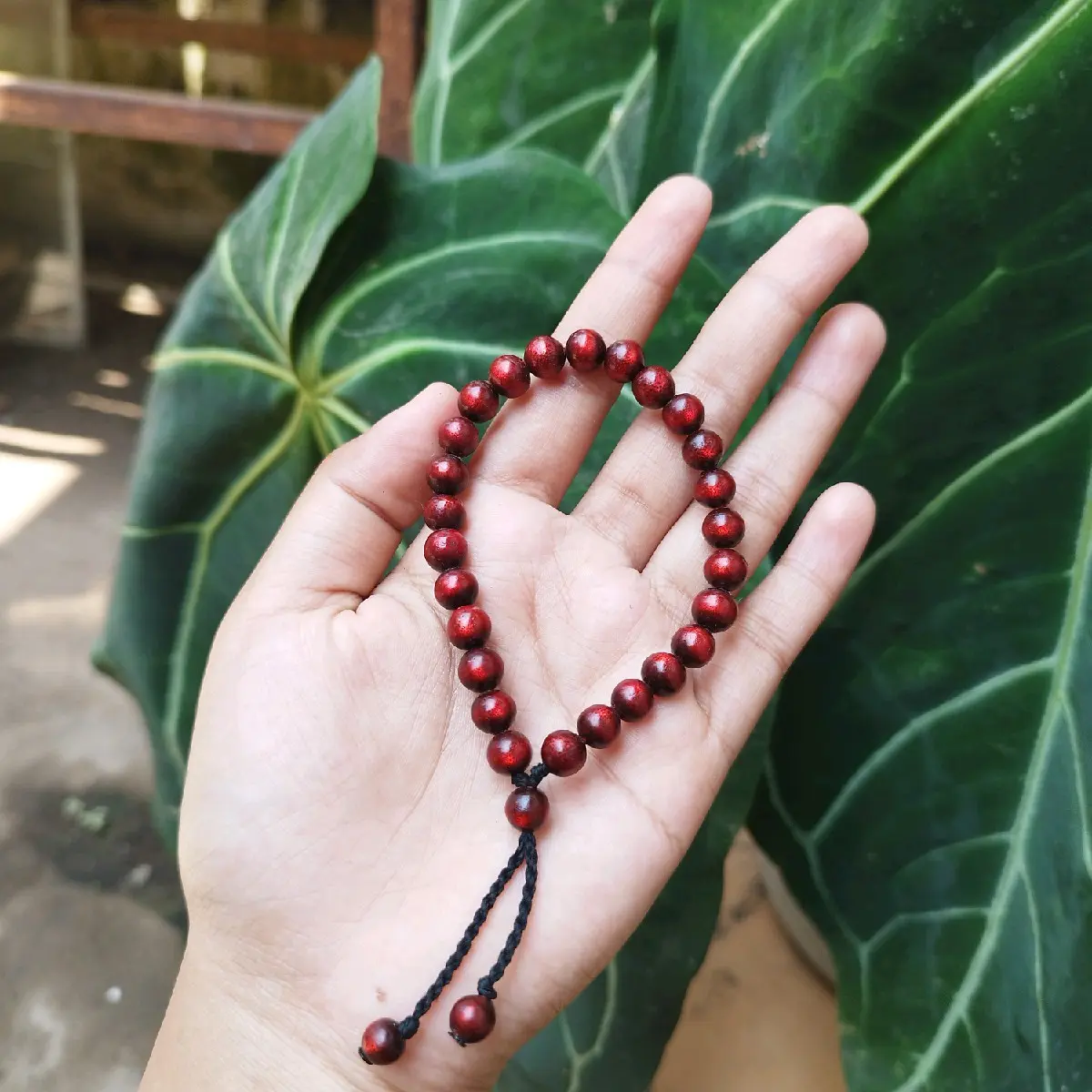Gelang Butiran/Gelang/Gbm Merah