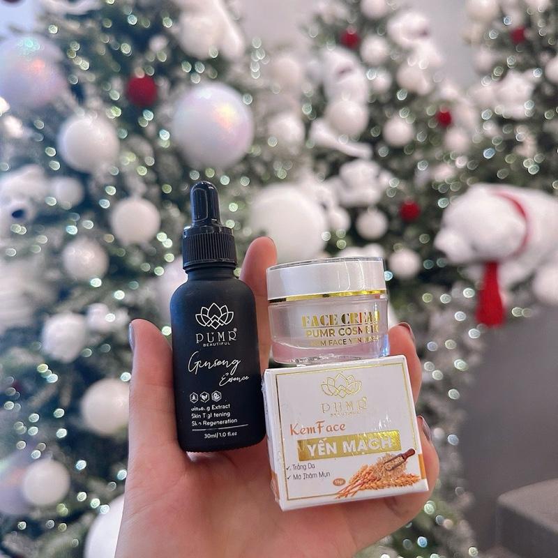 CỐT NHÂN SÂM 30ml & FACE YẾN MẠCH [10gr] - Chính Hãng PUMR