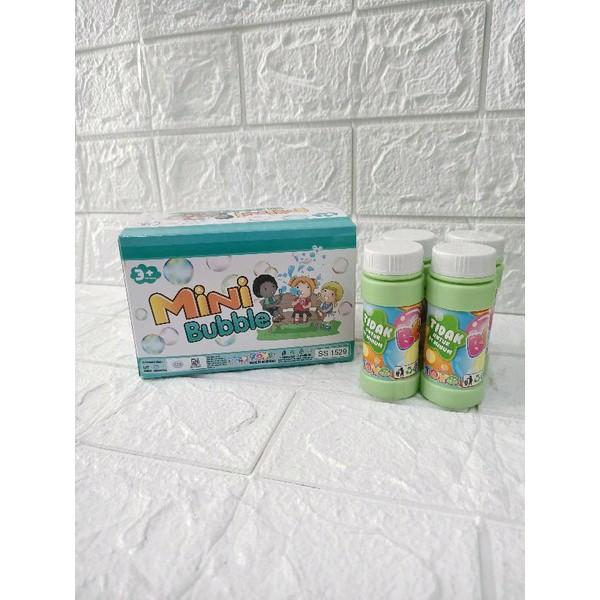 (paket bundling 2 botol) refil isi ulang gelembung sabun buble gun botol Toys Bubble 3