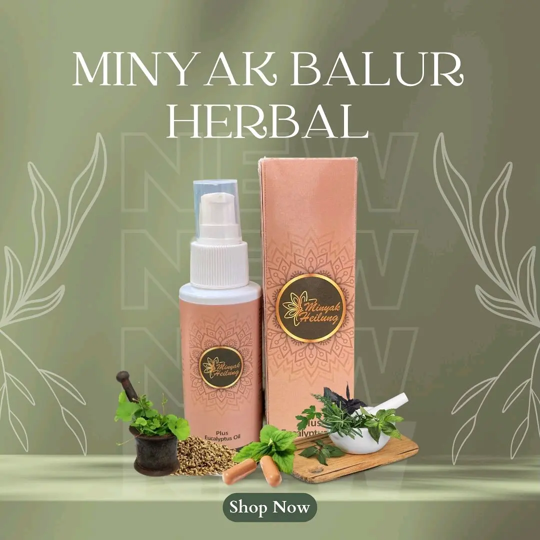 Minyak Heilung Oil - Minyak Balur Herbal Atasi Magg Rematik, Asam Lambung dan Stroke Gatal