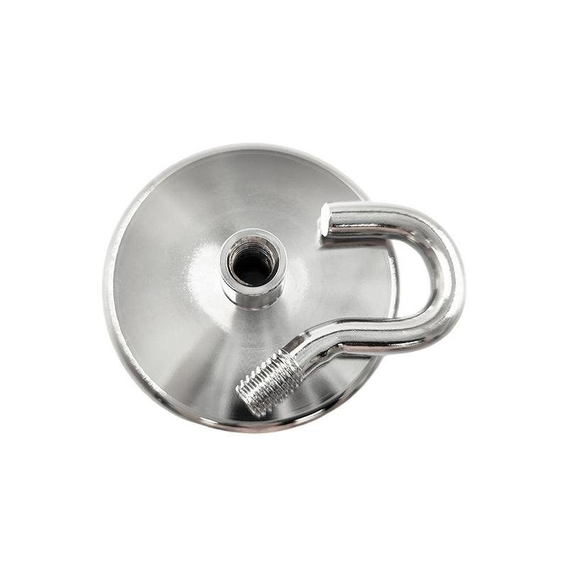Strong Neodymium Magnetic Hook, Circular Magnet Hook for Kitchen, Garage, BBQ Tools, Indoor/outdoor Use 3
