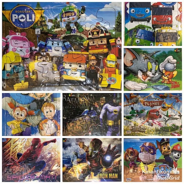 Aneka Puzzle Karton ukuran sedang 4