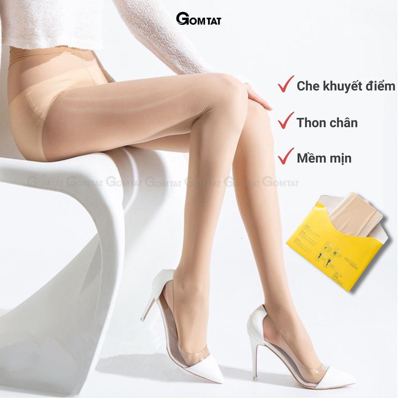 Quần tất nữ che khuyết điểm GOMTAT cao cấp, siêu mỏng, siêu dai, thon gọn chân Women - QUANTAT-V02