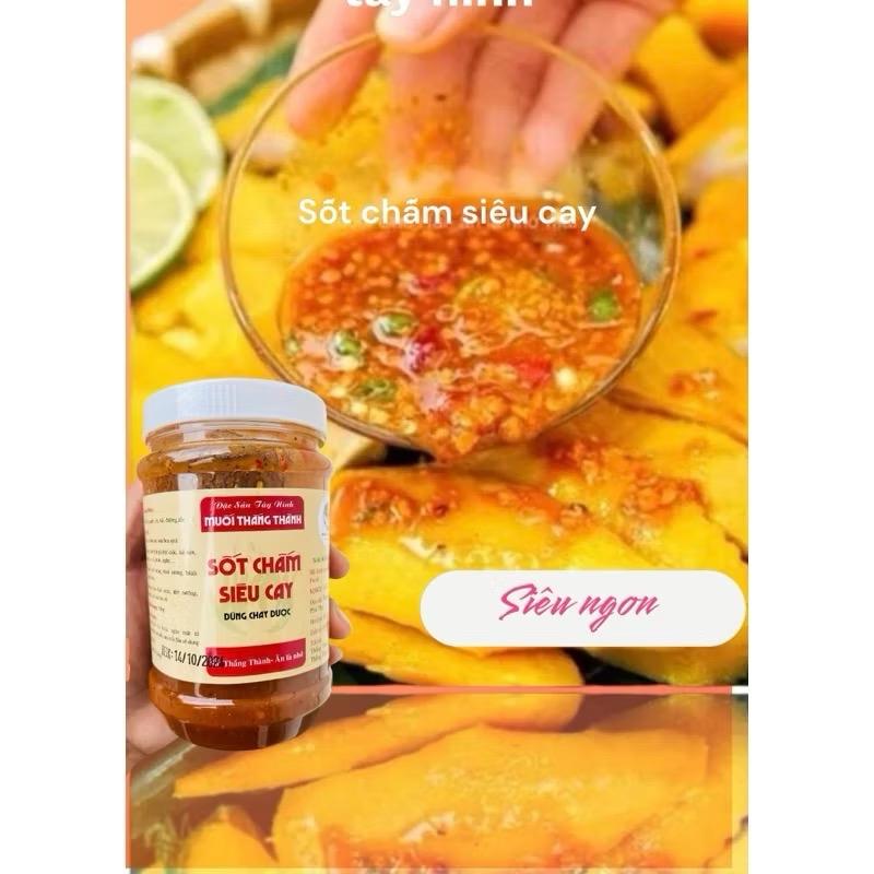 { Ưu Đãi } Sốt chấm,muối chấm Thắng Thành. Muối chấm Chú Hải. Đặc sản Tây Ninh Chua Gia Vị. Siêu cay. Cay vừa 3