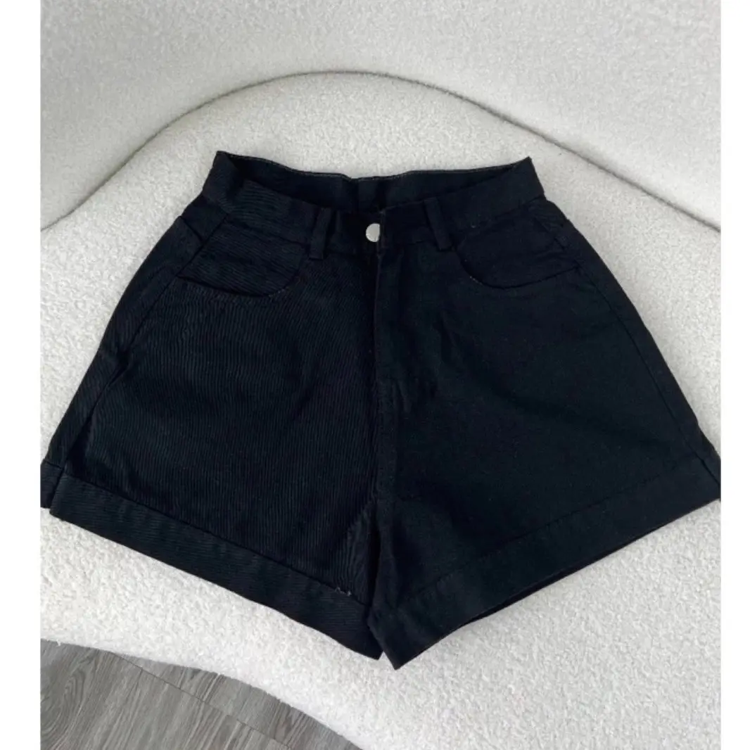 ( Size S - XL ) Quần short jean ống rộng lưng cao - Trần Ngân_Chuyên sỉ jean nữ Women Pants Denim | BigBuy360 - bigbuy360.vn