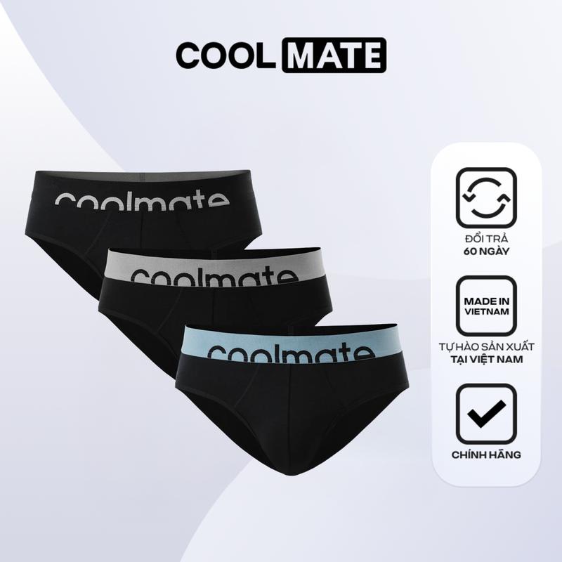 Combo 3 Quần Lót Nam tam giác Lenzing Modal cạp logo Coolmate - Coolmate