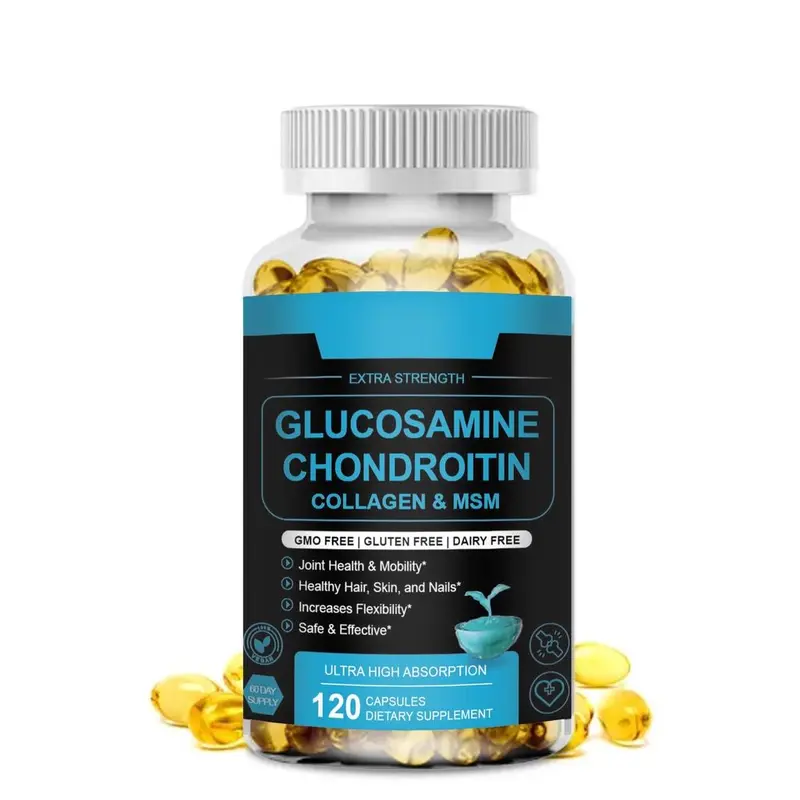 Glucosamine Chondroitin with Additional OptiMSM and Collagen Peptides120pcs 0