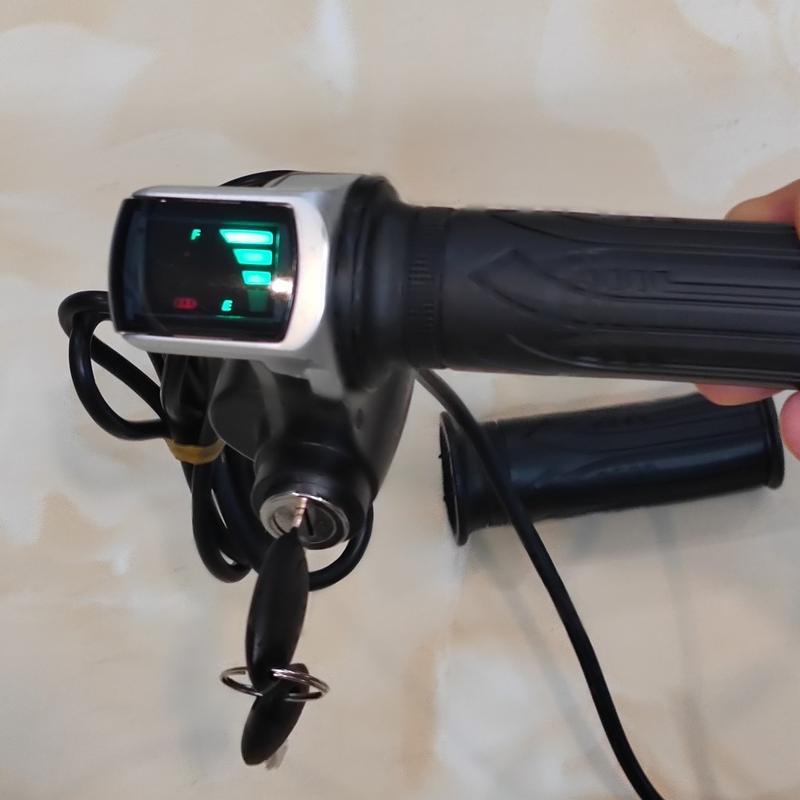 Tay ga báo pin 24V dùng cho tất cả các xe đạp có áp 24V đến 29.4V Gắn Xe Đạp Đạp Xe Đạp Sports Cacbon 5