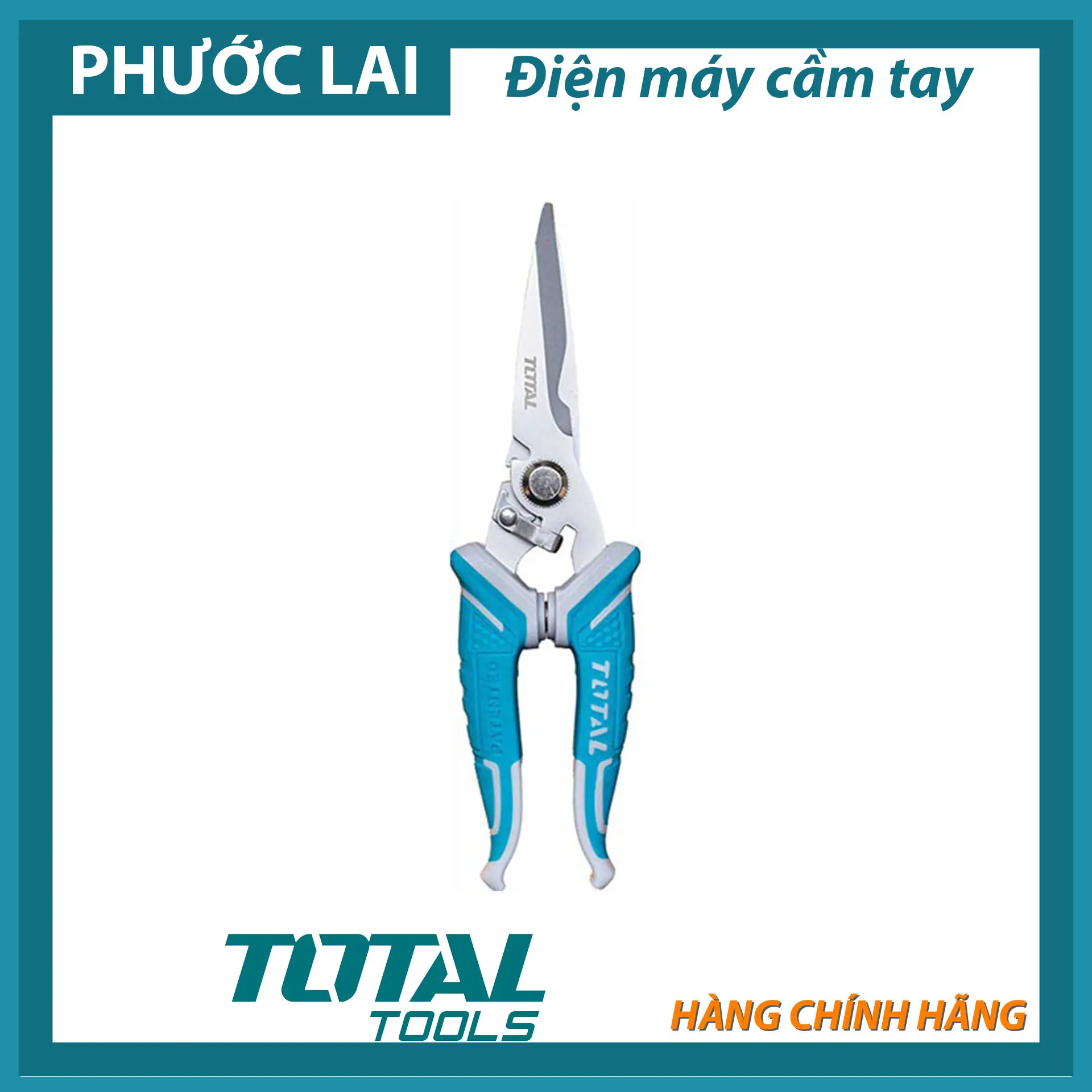 Kéo thợ điện Total 117871 - làm từ thép cao cấp chống rỉ sét tốt