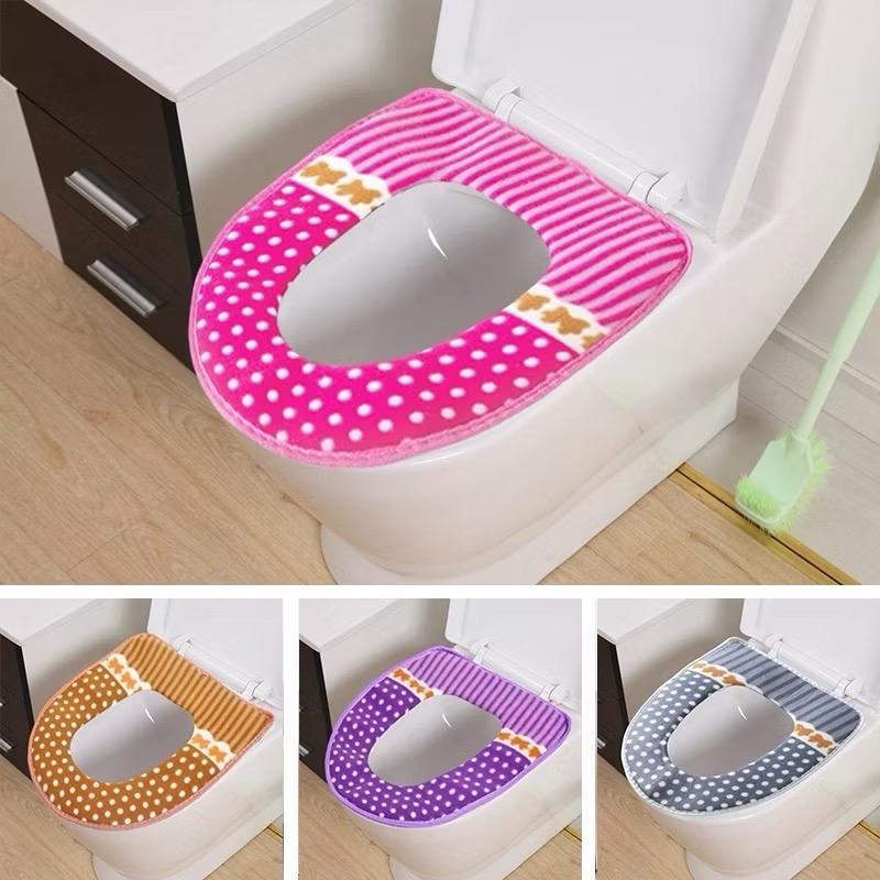  Miếng Lót bồn cầu-tấm lót bồn cầu ấm áp mùa đông 