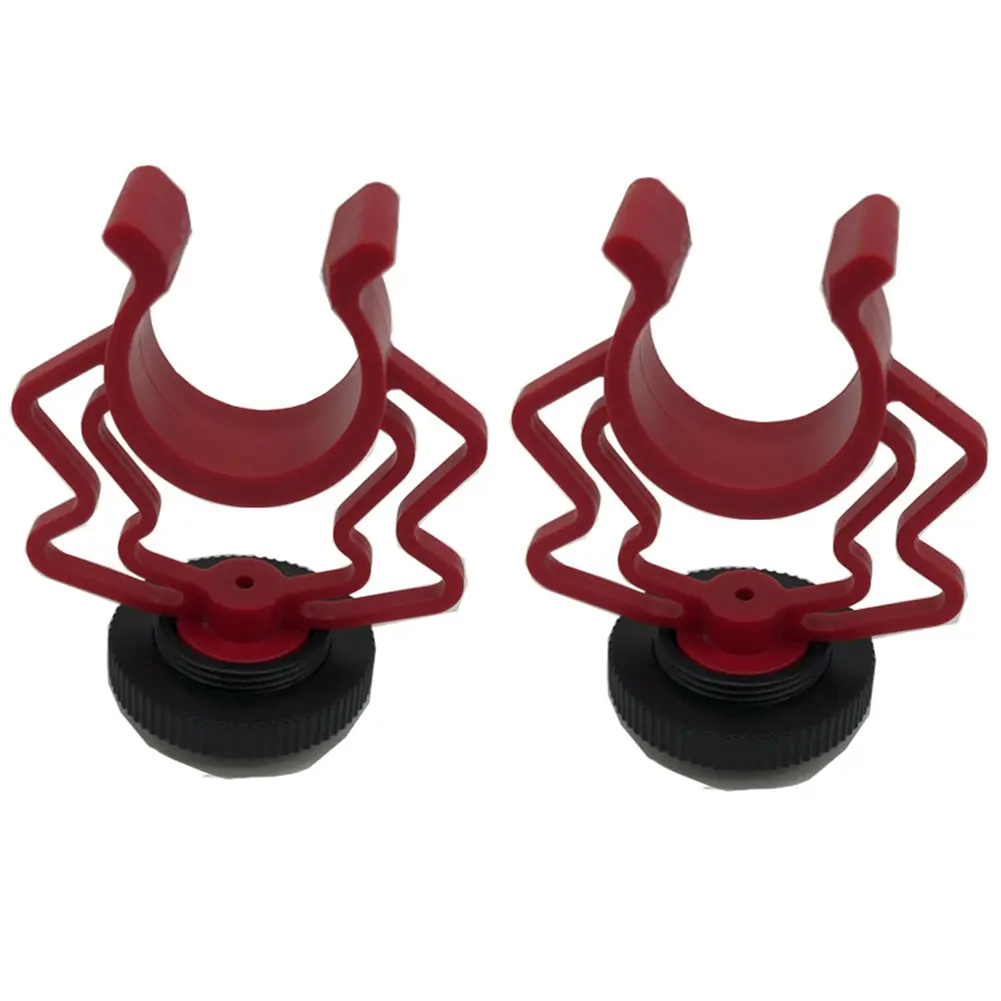 2PCS Universal Microphone Wavy Shock Mount Adapter Plastic Microphone Bracket Mount Replacement for By-mm1