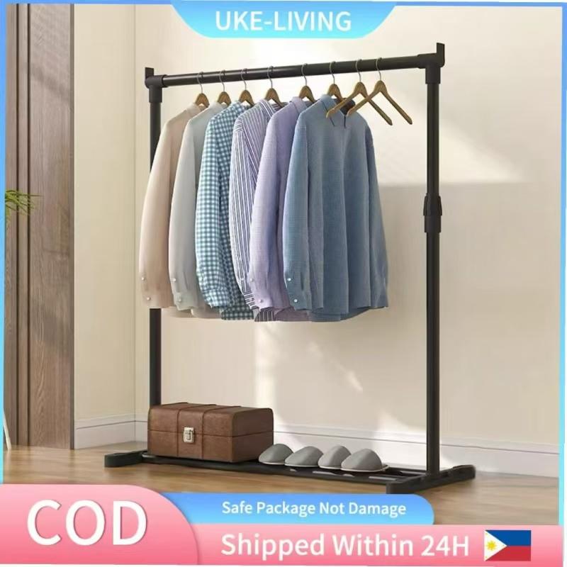 UKE-LIVING Single pole rack Adjustable Single Pole Cloth Rack - TikTok ...