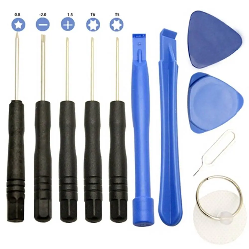 Bộ Dụng Cụ Phục Hồi Thanh Cậy Màn Hình Mở Điện Thoại Di Động 11 Cái / Bộ, Bộ Tuốc Nơ Vít Tháo Lắp Điện Thoại Di Động Thích Hợp Cho IPhone, Samsung, Xiaomi