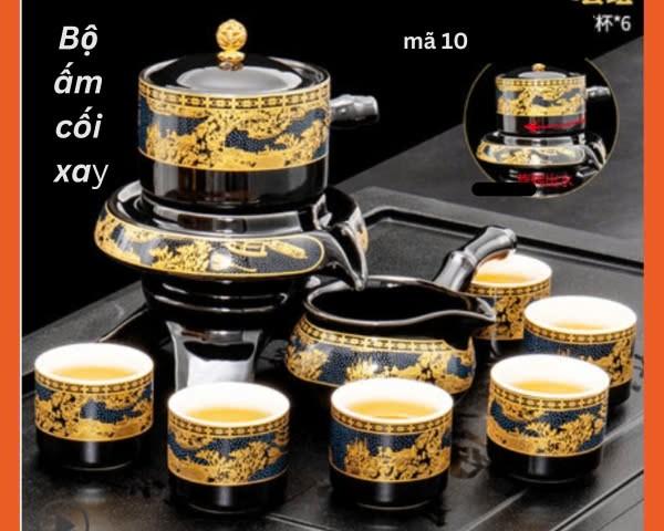 Product Introduction of Bộ Ấm Chén Cối Xay Gốm Sứ Tử Sa Cao Cấp (Bao Gồm Bộ 11 Chi Tiết) trà  táo đỏ bộ  ấm 7
