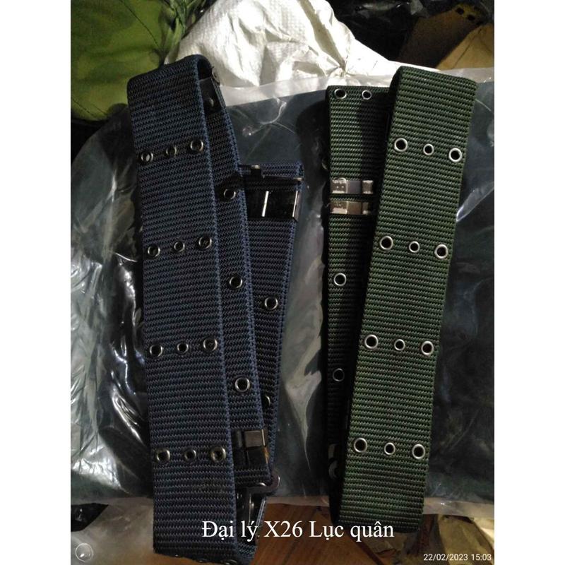 Dây Đai thắt lưng bản to 5cm, Dây đai đa năng đeo bình tông bi tông 2 màu