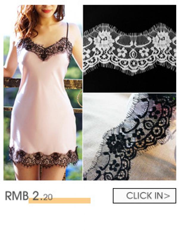 Product Introduction of 34cm Hot Selling Lace Eyelash Lace Clothing Accessories Lace Factory in Stock Wave Lace Embroidery Edge 5