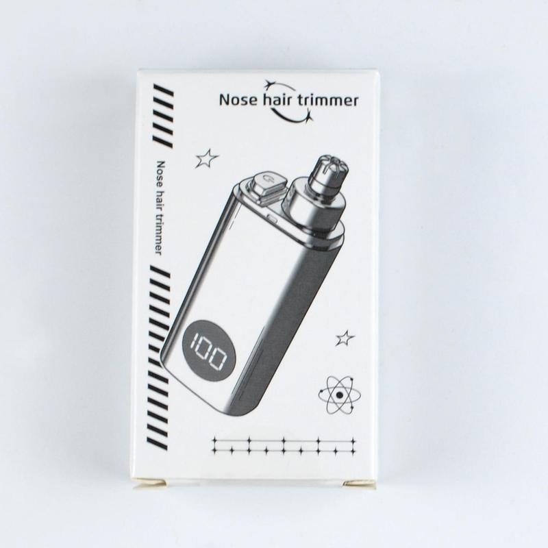 Electric Nose Hair Trimmer, Usb Rechargeable Waterproof Nose Hair Trimmer with Led Display, Nose Hair Shaver for Men & Women, Christmas, Fall, Winter Gift, Gift 2