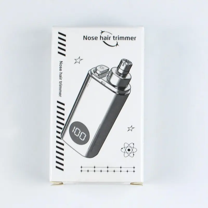 Electric Nose Hair Trimmer, Usb Rechargeable Waterproof Nose Hair Trimmer with Led Display, Nose Hair Shaver for Men & Women, Christmas, Fall, Winter Gift, Gift 2