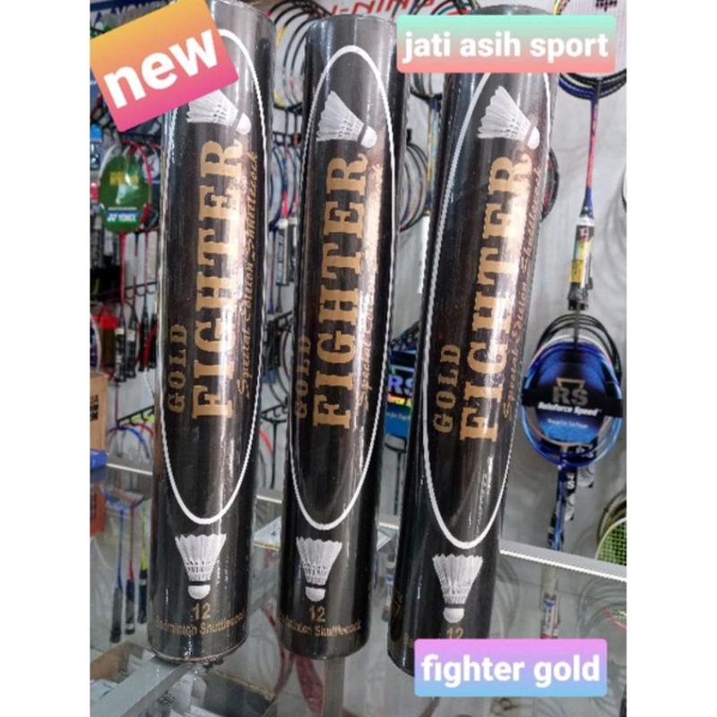 SHUTTLECOCKS Fighter Gold Badminton Bulutangkis shuttlecock 3 1 0