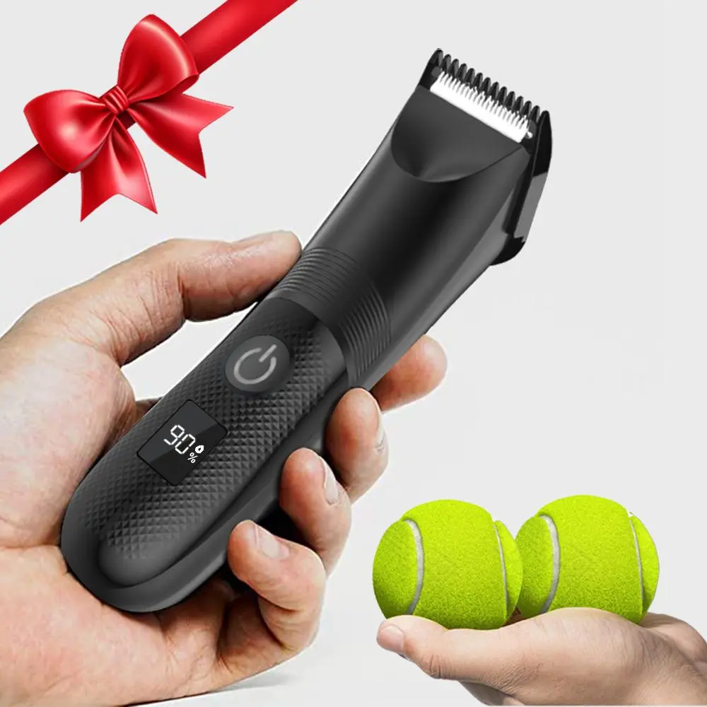 Men's Waterproof Body & Manscaping Trimmer Kit, 1 Box Rechargeable Hair Trimmer with Limit Combs, Safety Hair Removal Tool for Men, Hair Styling Tools