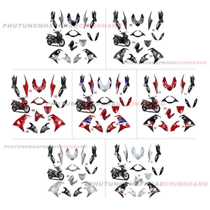 Bộ dàn áo Winner X V4 2024 các màu zin chính hãng Honda, Bộ vỏ nhựa màu Win X V4 V3 2022 2023 2025