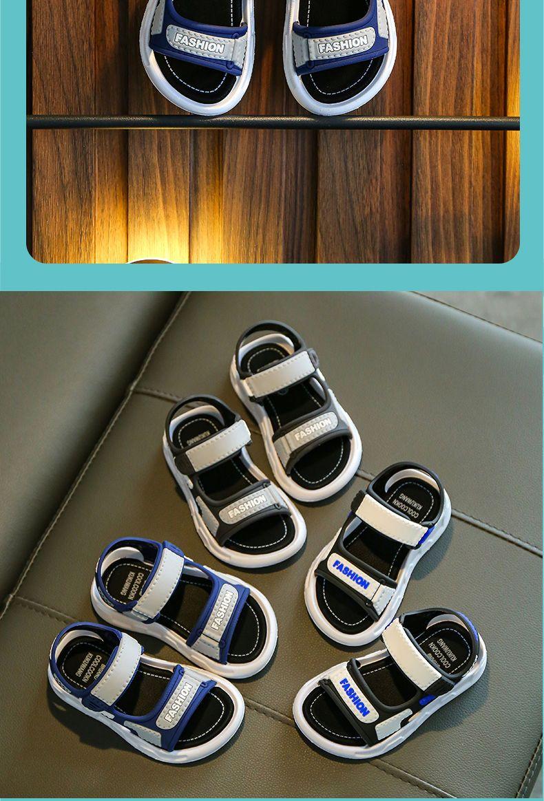 Product Introduction of Dép Xăng Đan Trẻ Em, Giày Đi Biển Mùa Hè, Đế Mềm, Chống Trượt, Thích Hợp Cho Trẻ Em Trung Bình Và Lớn, Bé Trai, Giày Học Sinh Thường Ngày Dép Xăng Đan Bé Trai 17