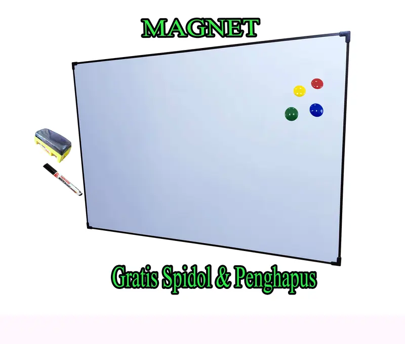 papan tulis white board 90x120 cm Plastik whiteboard  fox 0