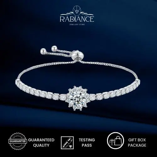 [ PROMO LIVE ] Gelang B001 Bracelet Perhiasan Wanita Fashion Tangan Bangle Couple Couple Pasangan Wanita High Quality Grade 5A Berlapis Anti Karat Elegan Titanium | Radiance Jewelry