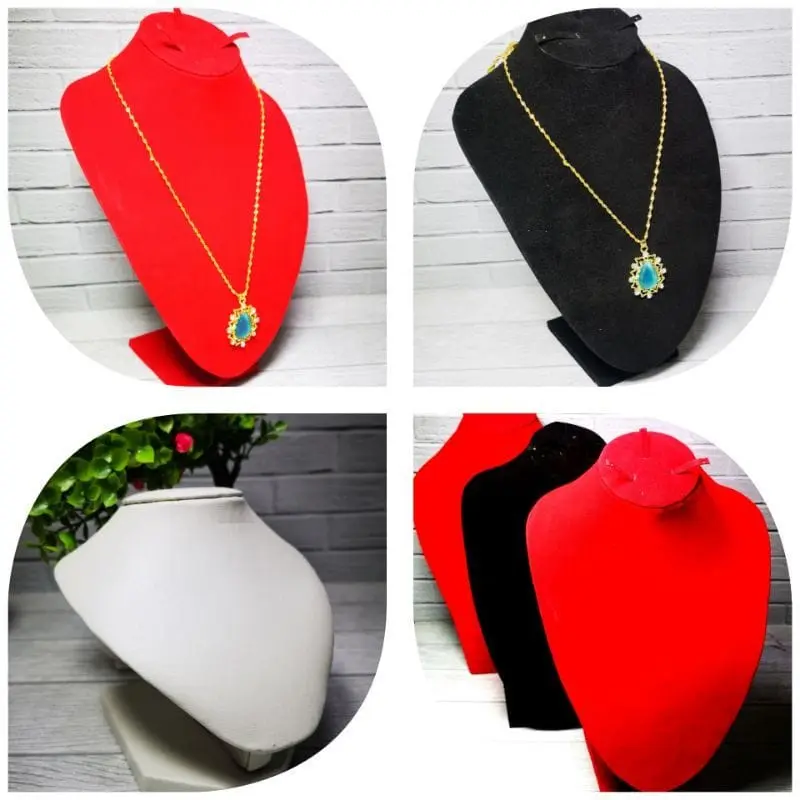 Pajangan Display Kalung Manekin Patung Leher Tempat Perhiasan Kalung TERBARU