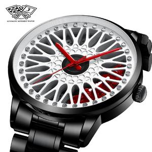 นาฬิกาผู้ชาย, SVJ, การเคลื่อนไหวดั้งเดิม, BBS คาลิปเปอร์, การออกแบบกลวง 3 มิติ, ขอบล้อรถดัดแปลง, สไตล์ฮอตแฟชั่น, บุคลิกภาพ, นาฬิกาที่สง่างาม