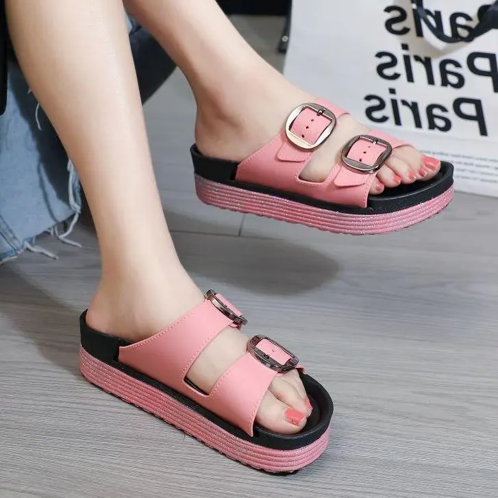 Fashion Sandals Ladies footwear Casual Flat Slippers for Women(size；36-40） Shoes Walking Shoes Girl Summer Comfort Weight Comfort Weight
