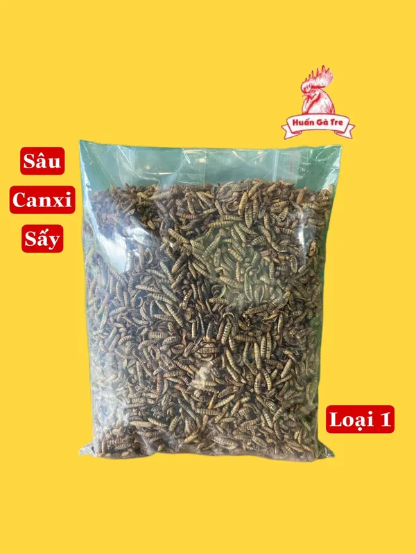 SÂU CANXI SẤY THỨC ĂN CHO GÀ, CHIM, THÚ CƯNG 0