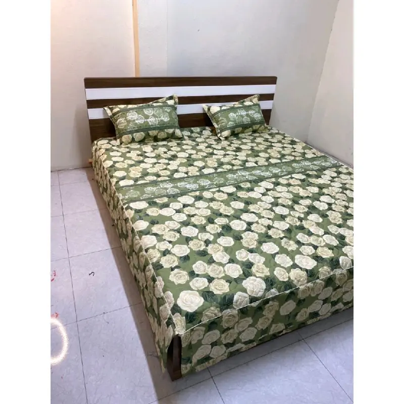 bộ ga gối trần bông dày dặn, xé góc 2