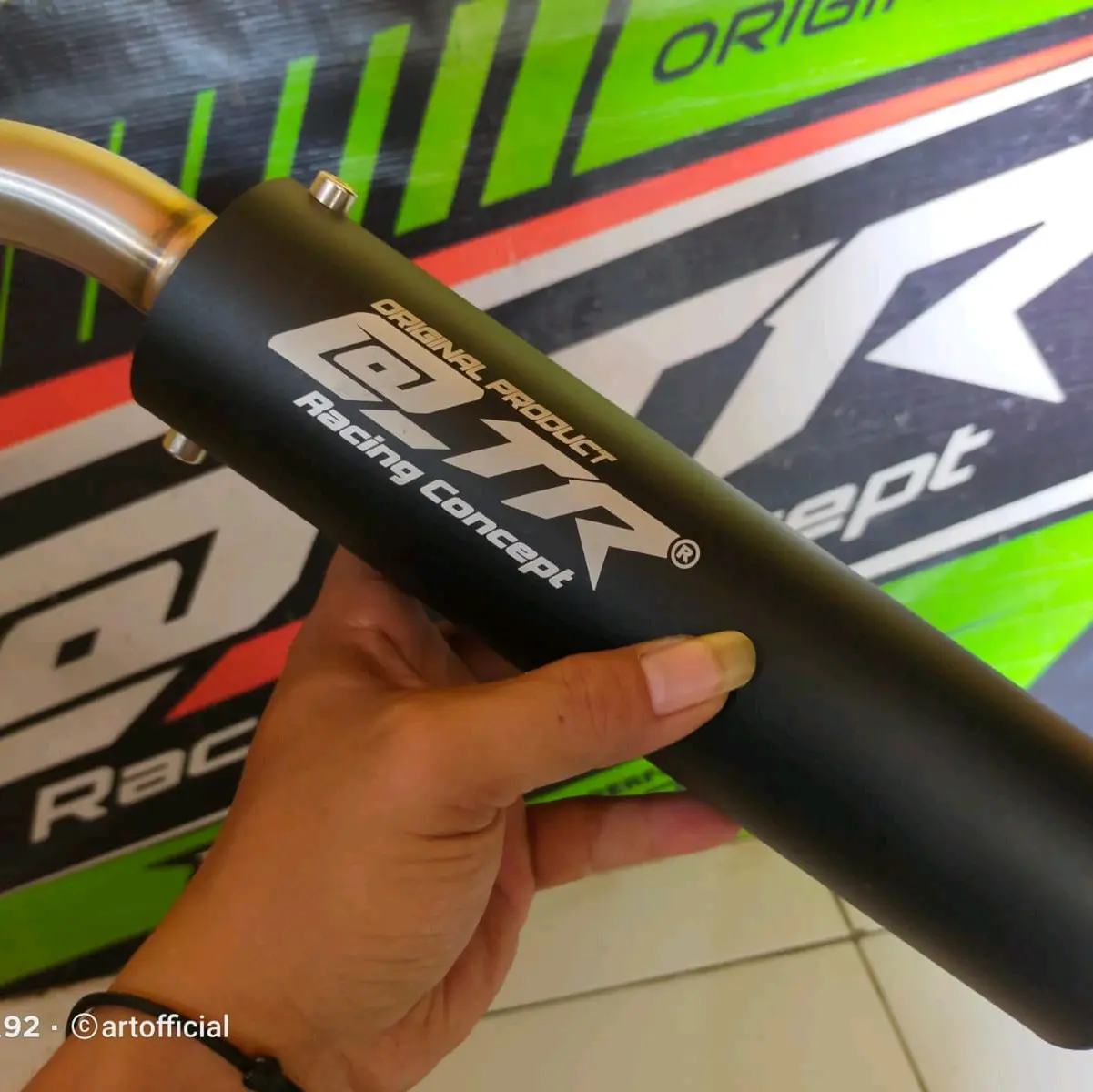 silincer knalpot ATR ORIGINAL 2tak Rx king ninja r ninja rr ninja ss pdk Repsol Laser Motor