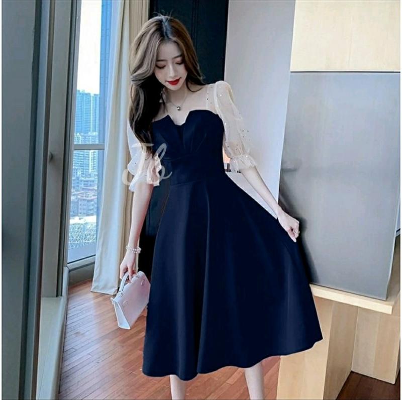 WearDiary Sizee M L XL Dressss Casual Kimnaraaaa / Gaun Kasual Pesta / Kekinian (Premium Quality) Jepang Kombinasi 8