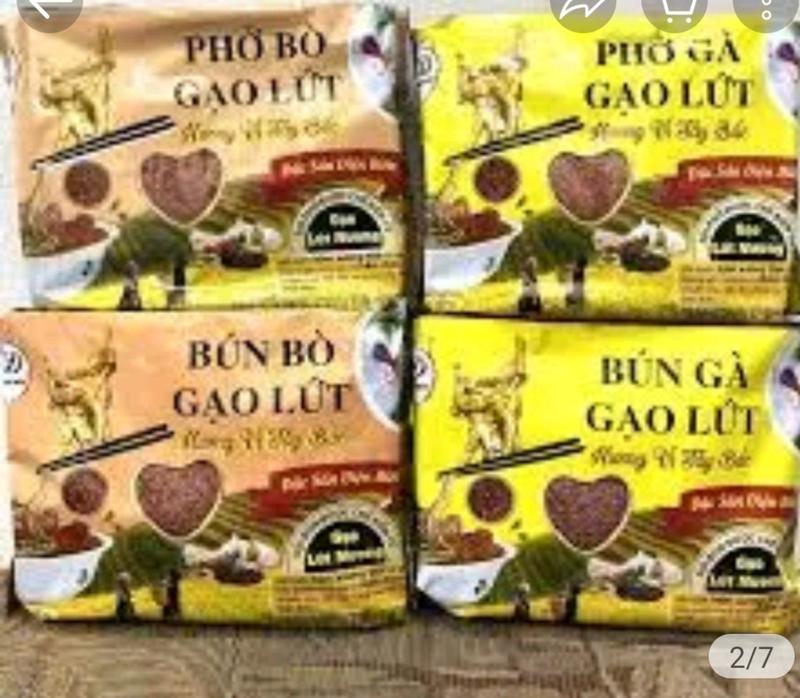  Combo 10 gói bún phở gạo lứt ăn liền điện biên hương vị tây bắc . 