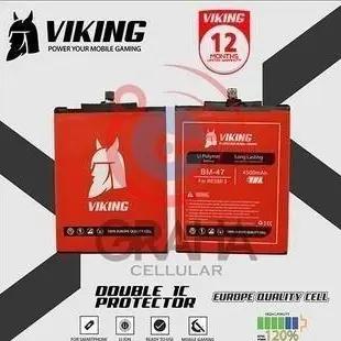 BATERAI / BATTERY / BATRE COMMPATIBLE FOR XIAOMI REDMI 3 / 4X / BM-47 VIKING DOUBLE POWER 0
