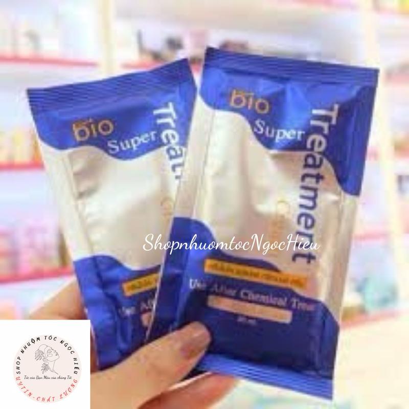 Ủ tóc Biotin Gold Gói Nhỏ Tiện Dụng siêu mềm mượt, phục hồi tóc sau khi Nhuộm ( Giá Sỉ)