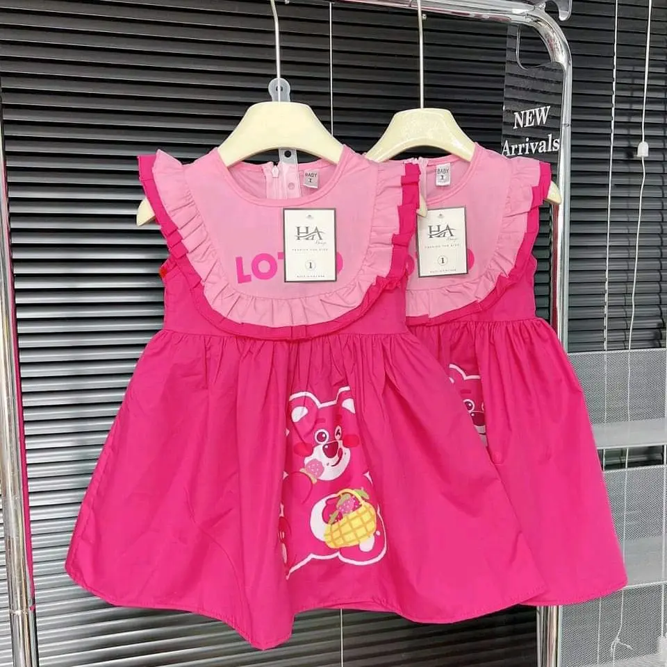 váy trái tim cho bé gái, từ 8-30kg váy gấu dâu váy noel cho bé yêu