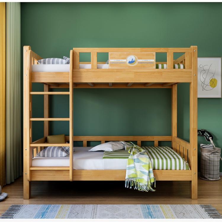 {SG Sales}Double Decker Bed Frame Double Bed Loft Bed High Low Solid Wood Bunk Bed Wooden Bed Bunk Multi-functional Kids Bed Frame With Storage Drawer Mattress Children Kids Bed 5